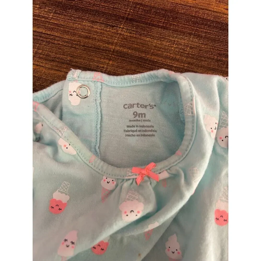 CARTER’S Just One You Girl’s - 2 separate Rompers / Size: 9 Months